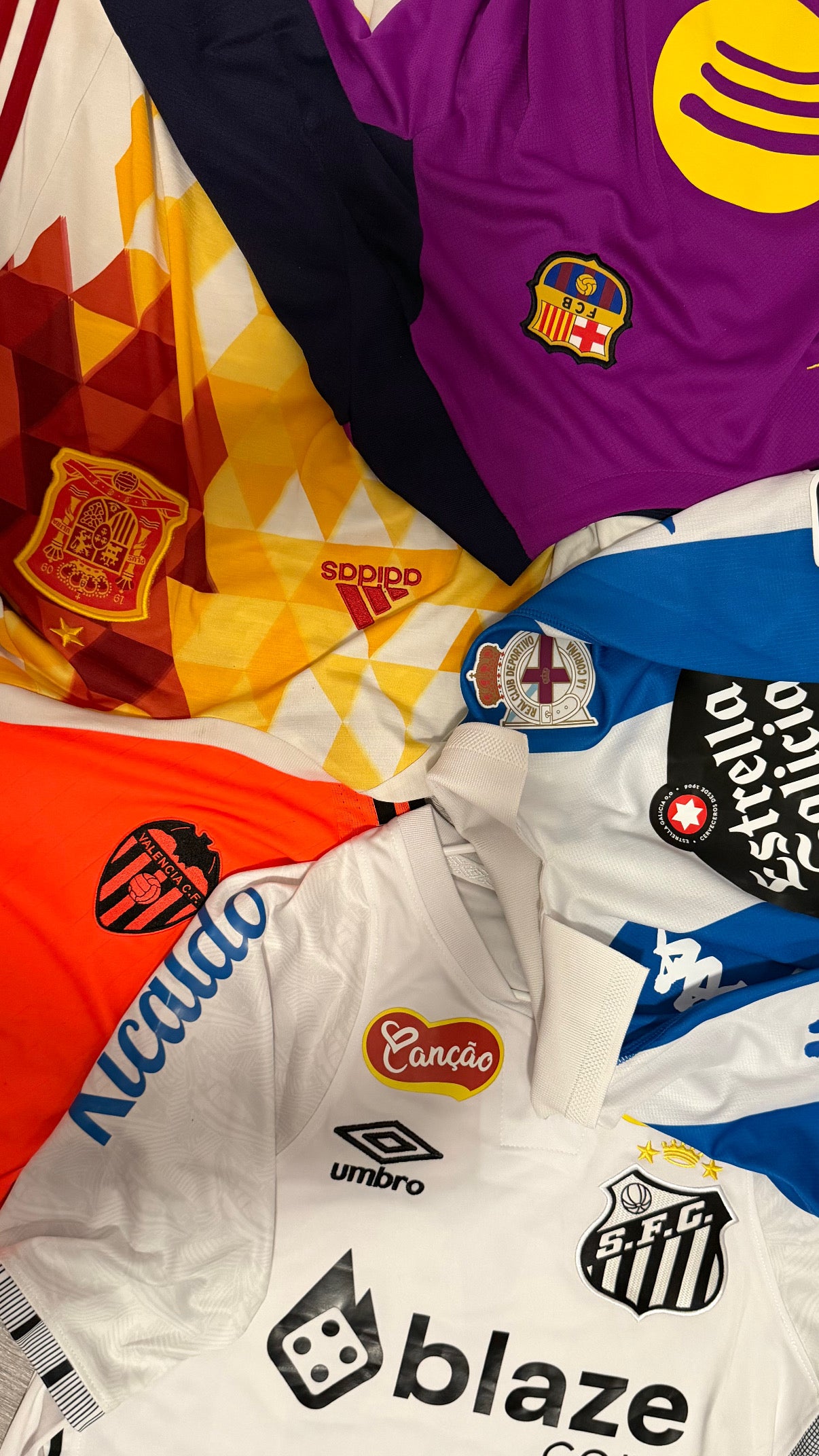 Camisetas de fútbol